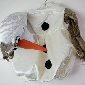 OLAF Disney Frozen Costume Child Deluxe Plush Snowman Costume Toddler 3-4